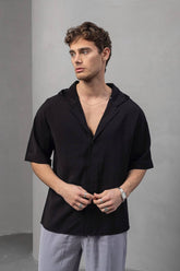 CAMASA CU GLUGA NEAGRA "SHADOW HOOD"